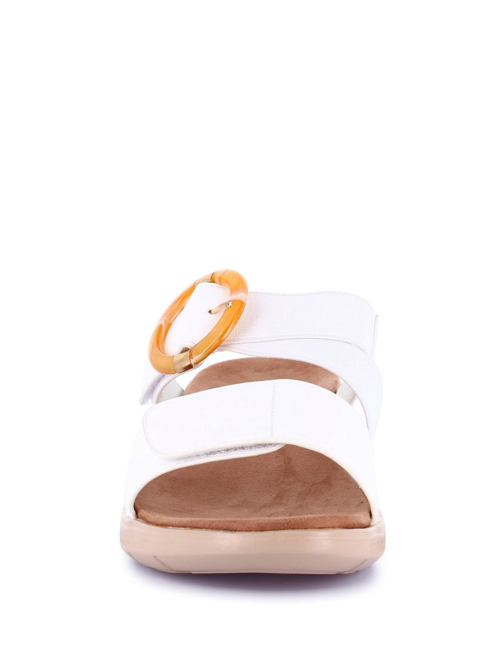 GRUNLAND Ciabatte con zeppa Donna - Bianco modello CI0885