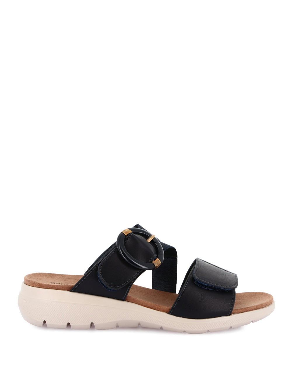GRUNLAND Ciabatte con zeppa Donna - Blu modello CI0885