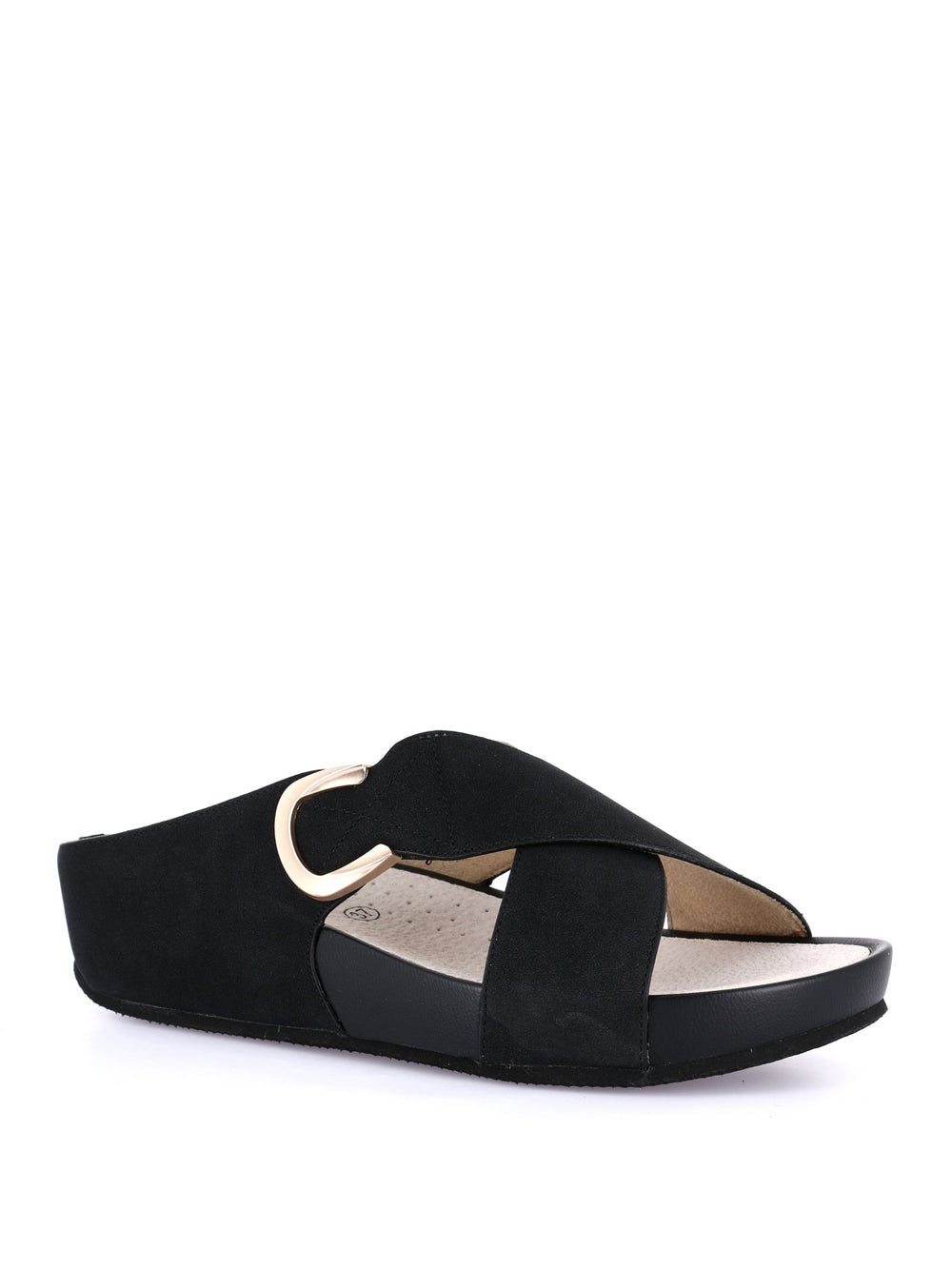 GRUNLAND Sandali con zeppa Donna - Nero modello CI1580