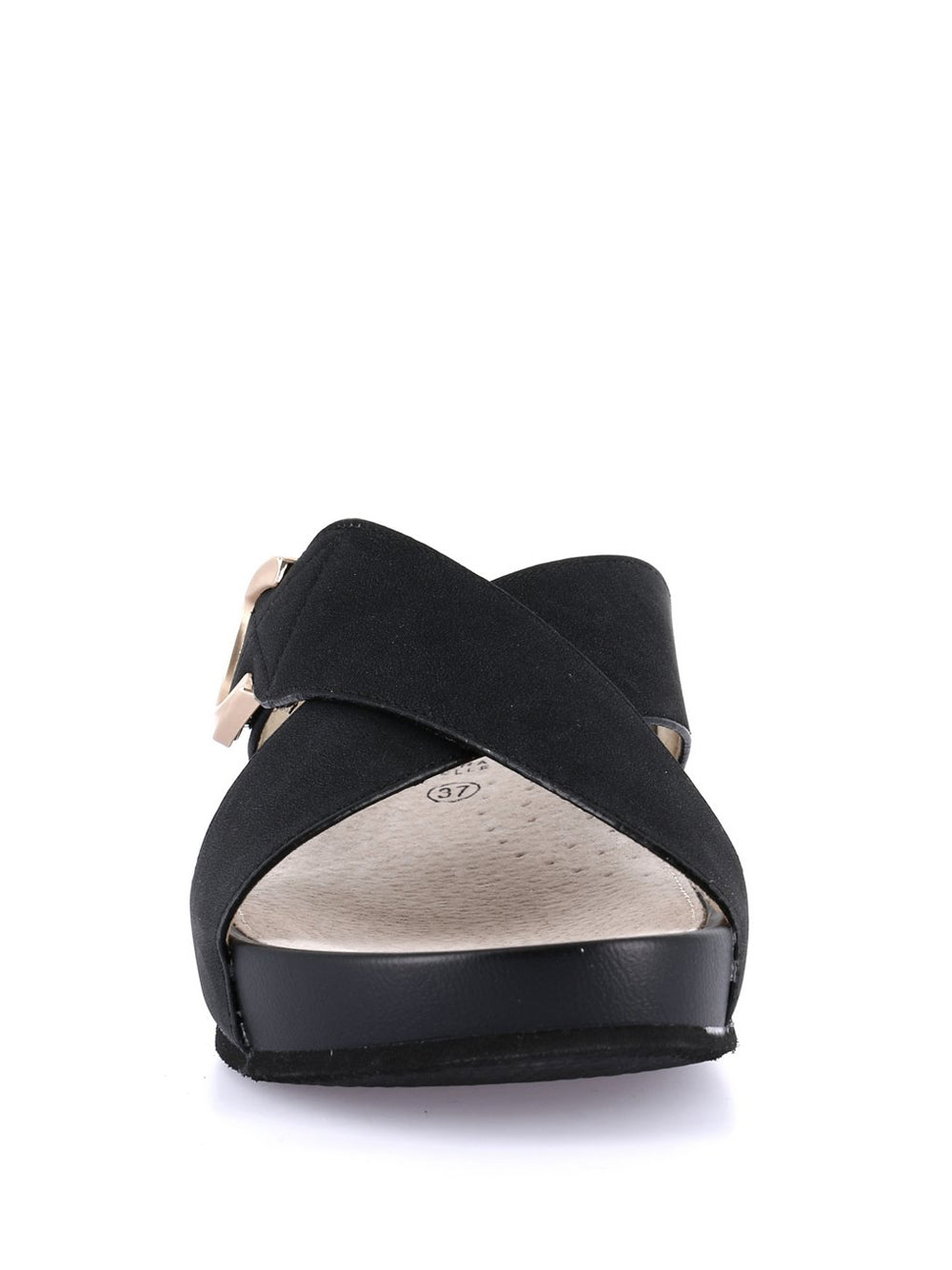 GRUNLAND Sandali con zeppa Donna - Nero modello CI1580