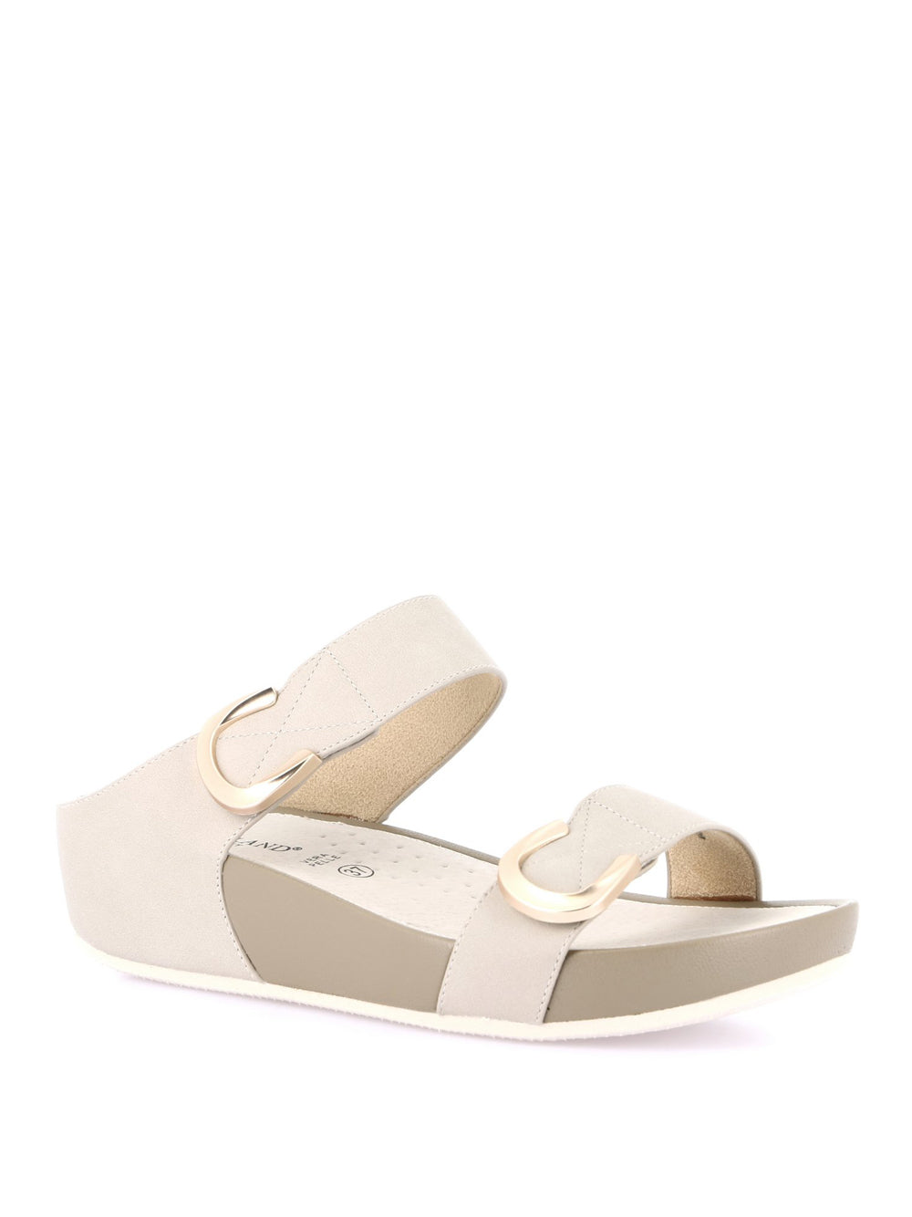 GRUNLAND Sandali con zeppa Donna - Beige modello CI2577