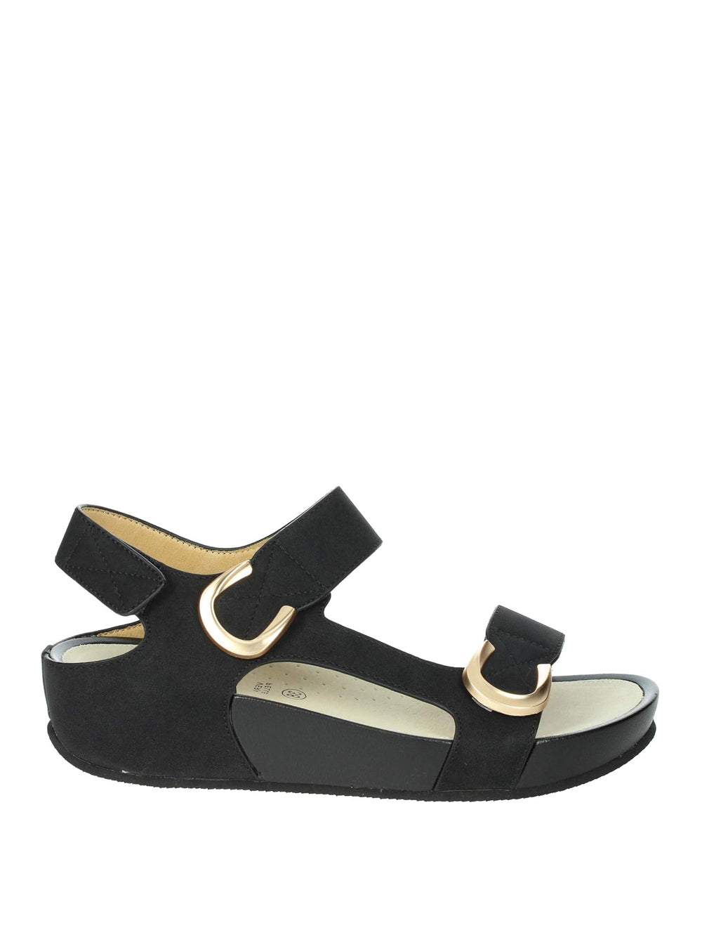 GRUNLAND Sandali con zeppa Donna - Nero modello SA1057
