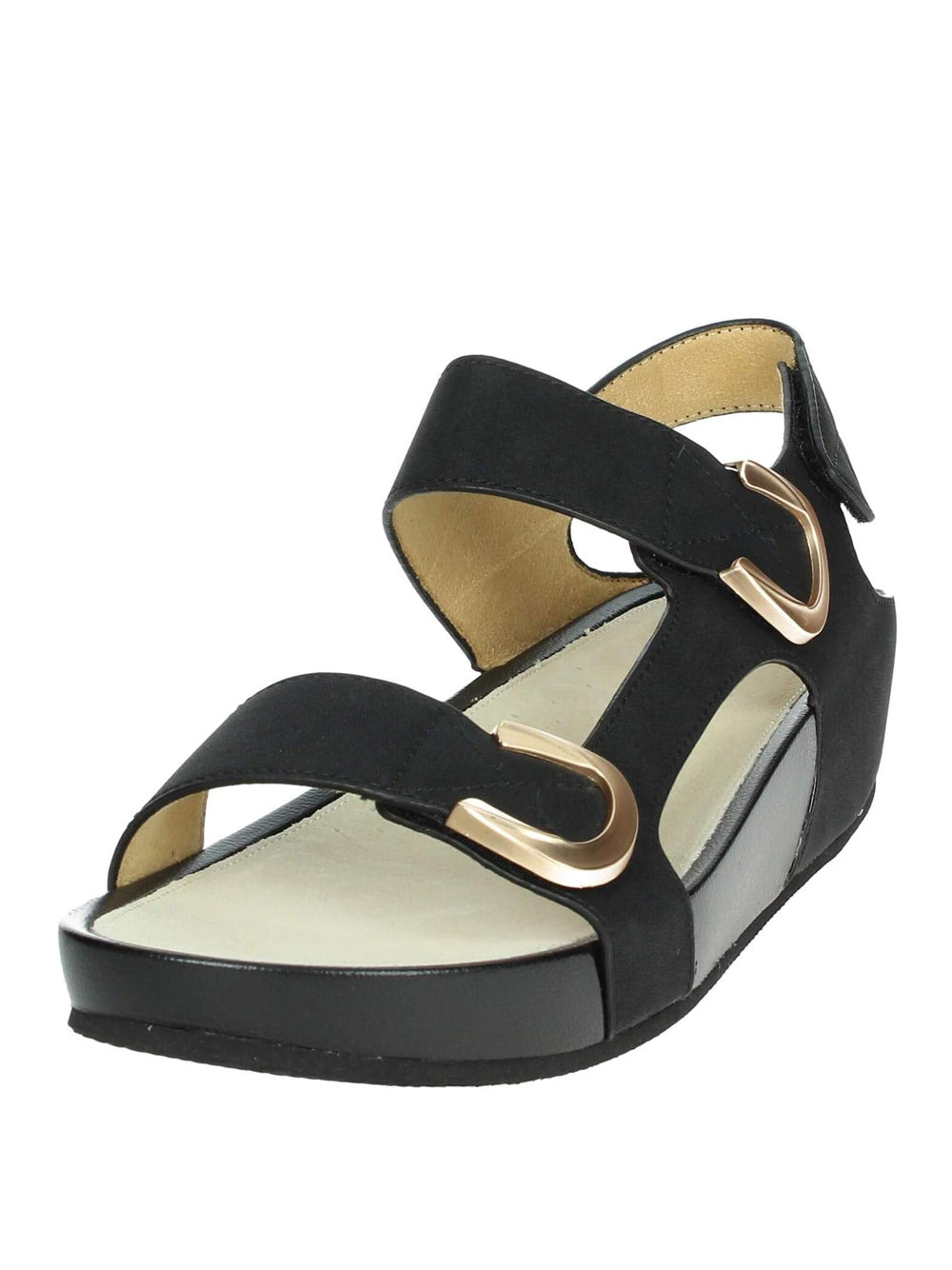 GRUNLAND Sandali con zeppa Donna - Nero modello SA1057