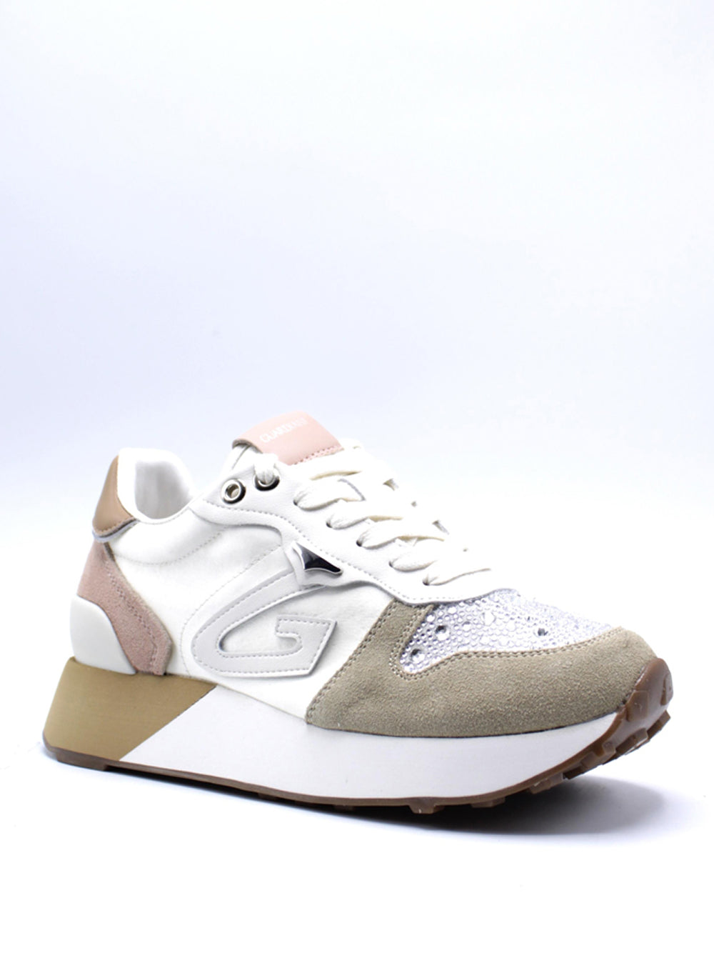 GUARDIANI Sneakers platform Donna - Beige modello AGW437400