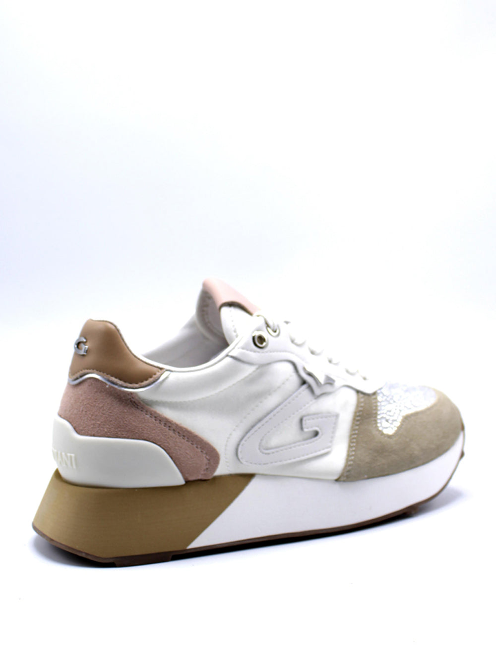 GUARDIANI Sneakers platform Donna - Beige modello AGW437400