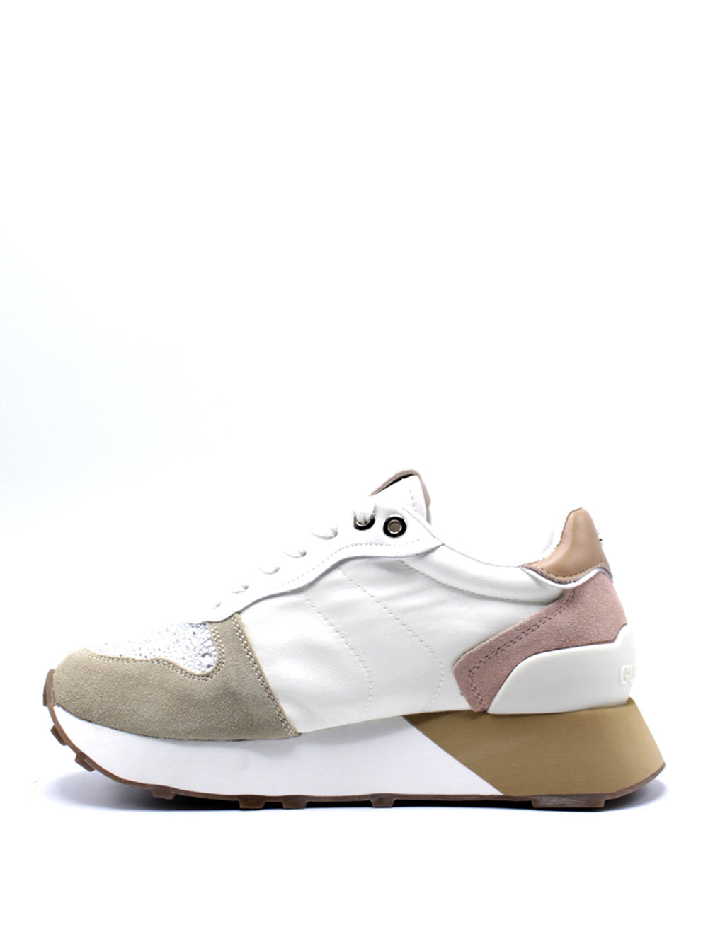 GUARDIANI Sneakers platform Donna - Beige modello AGW437400