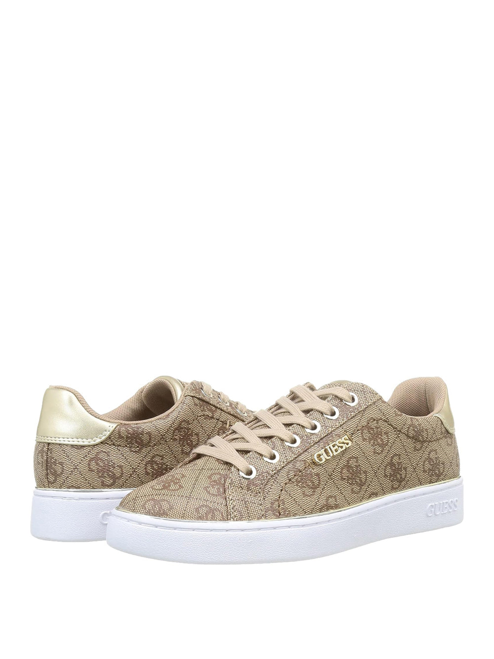 GUESS Sneakers logato Donna - Beige modello FL7BKIFAL12