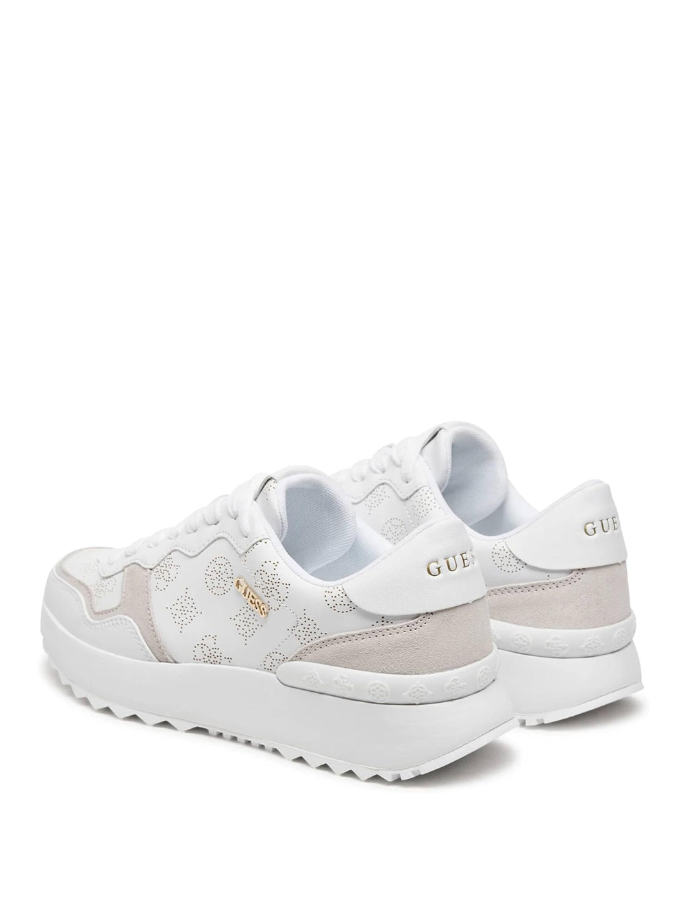 GUESS Sneakers platform Donna - Bianco modello FLPVI3LEL12