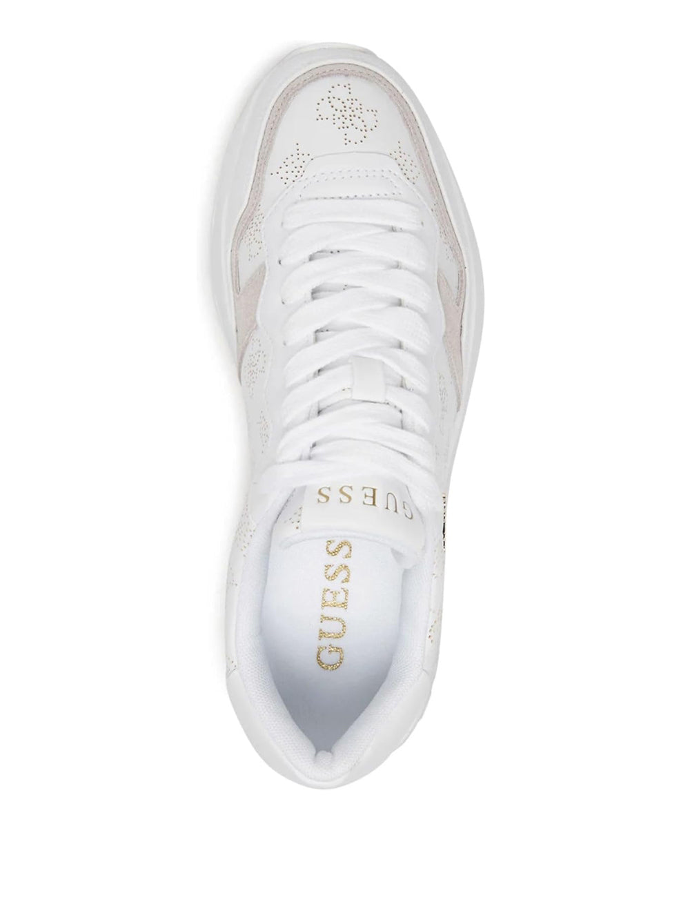 GUESS Sneakers platform Donna - Bianco modello FLPVI3LEL12