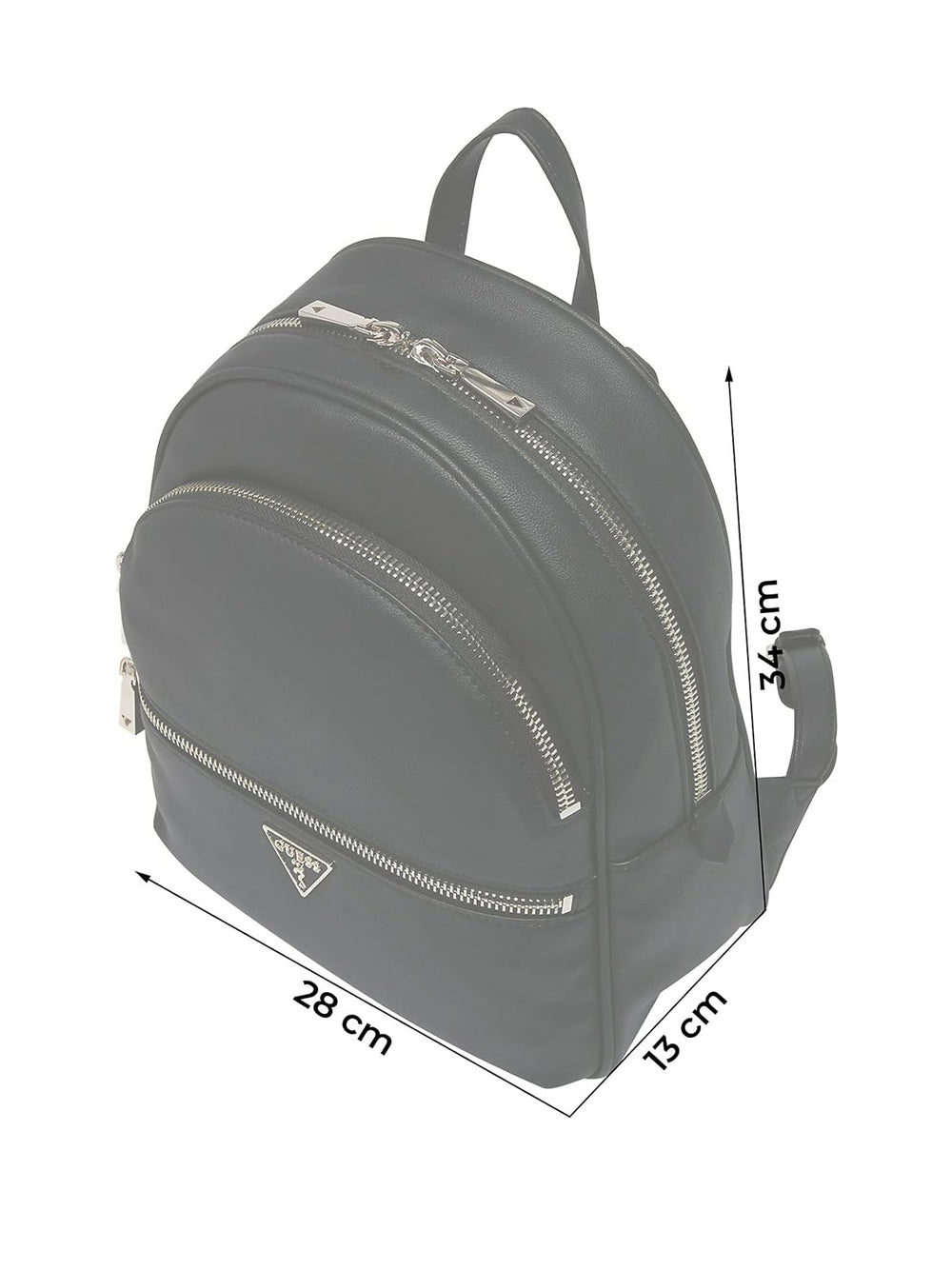 GUESS Borsa a Zainetto Saffiano Donna - Nero modello HWBG6994330