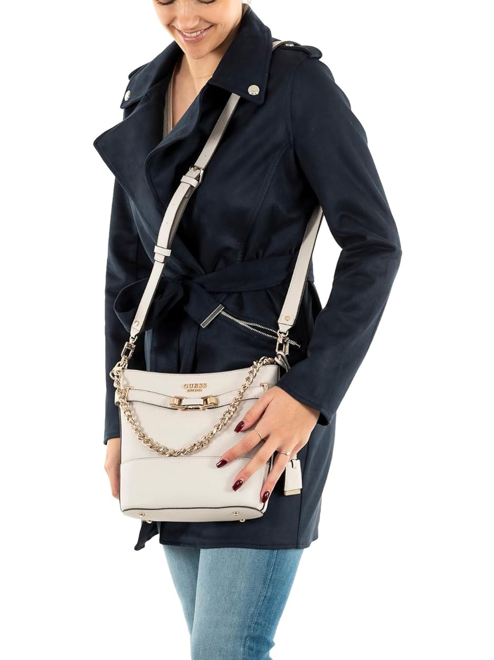 GUESS Borsa a Secchiello Donna - Beige modello HWBG9527040