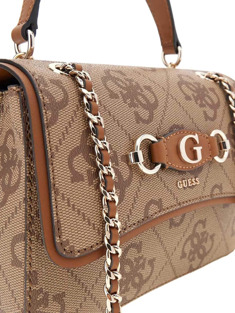 GUESS Borsa a Tracolla logato Donna - Beige modello HWOS8654190
