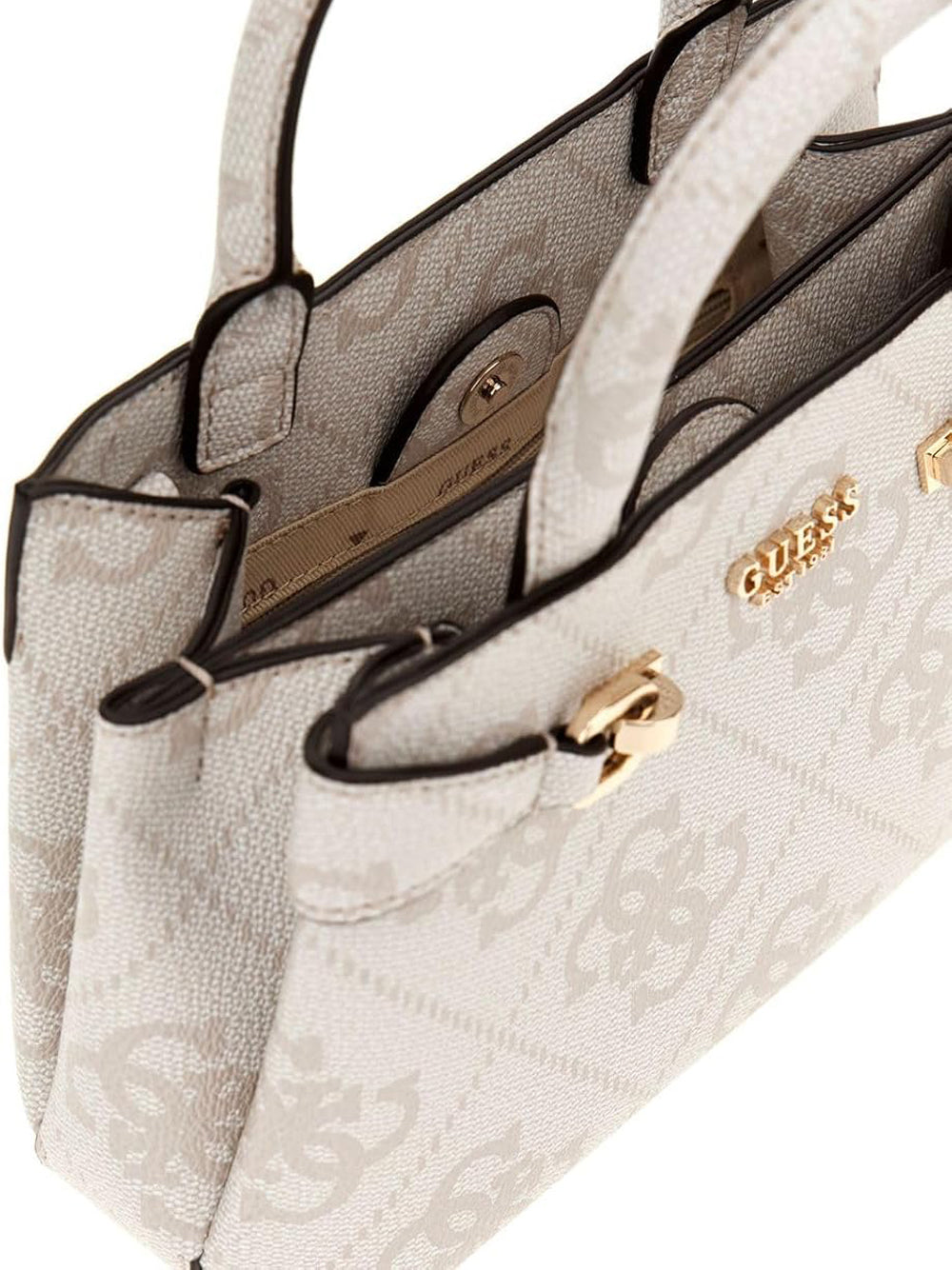GUESS Borsa a Mano logato Donna - Beige modello HWOS9639760