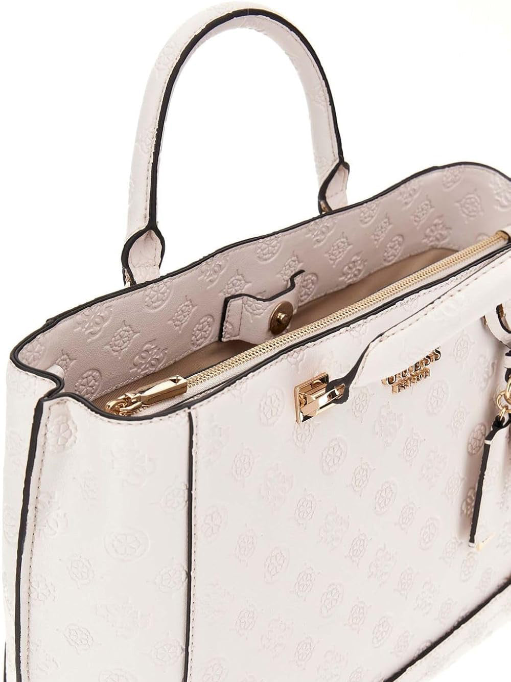GUESS Borsa a Mano logato Donna - Bianco modello HWPD9630220