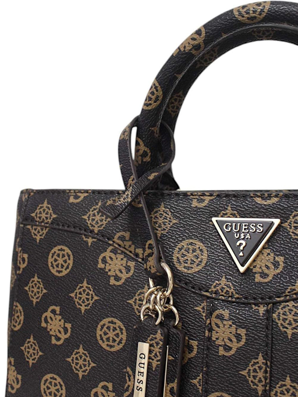 GUESS Borsa a Mano logato Donna - Marrone modello HWPM9521060