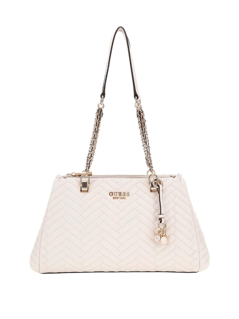 GUESS Borsa a Spalla Trapuntata Donna - Bianco modello HWQG9508090