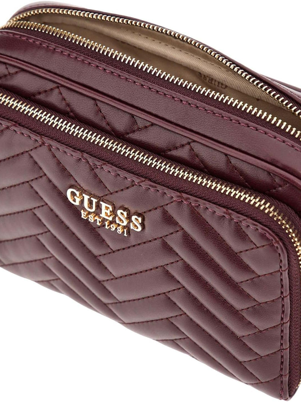 GUESS Borsa a Tracolla Trapuntata Donna - Viola modello HWQG9508140