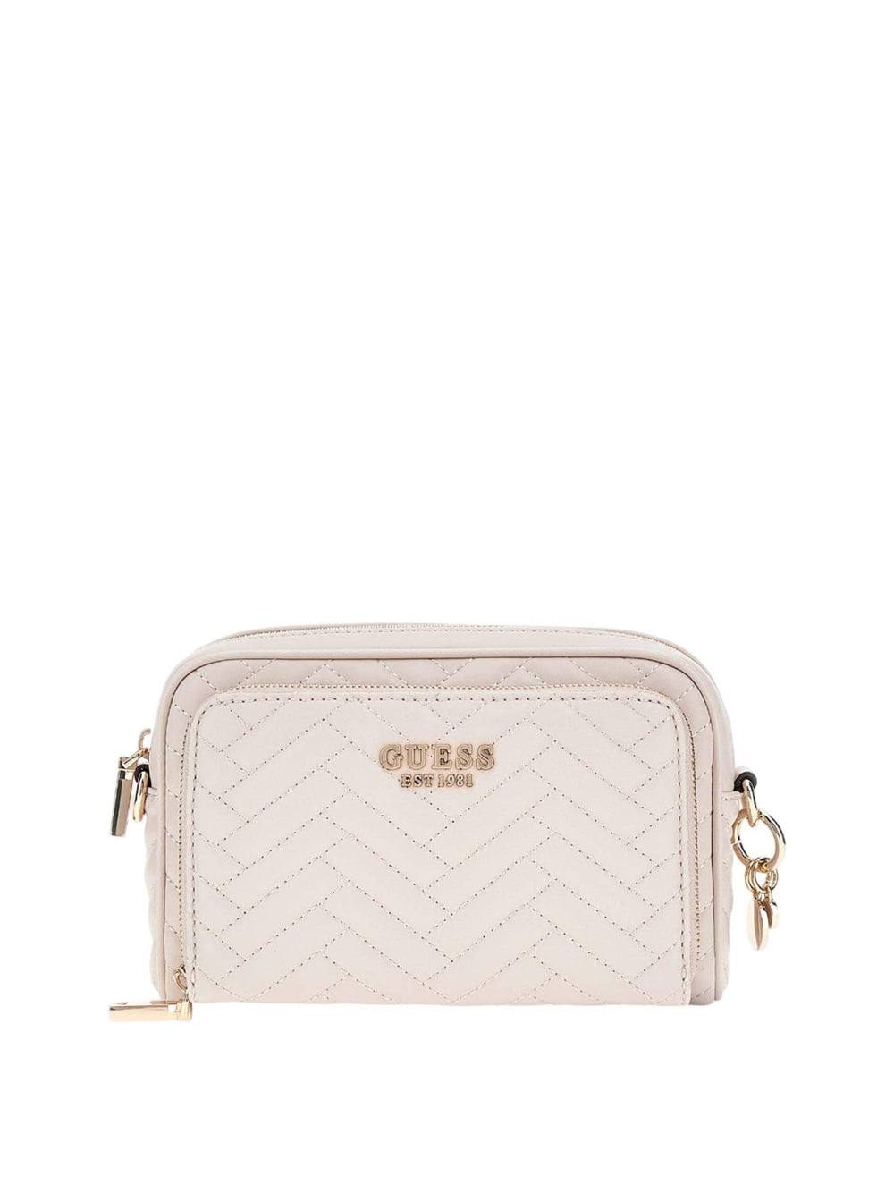 GUESS Borsa a Tracolla Trapuntata Donna - Bianco modello HWQG9508140
