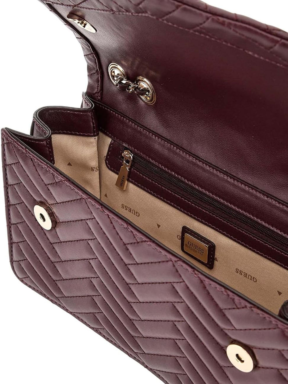 GUESS Borsa a Tracolla Trapuntata Donna - Viola modello HWQG9508210