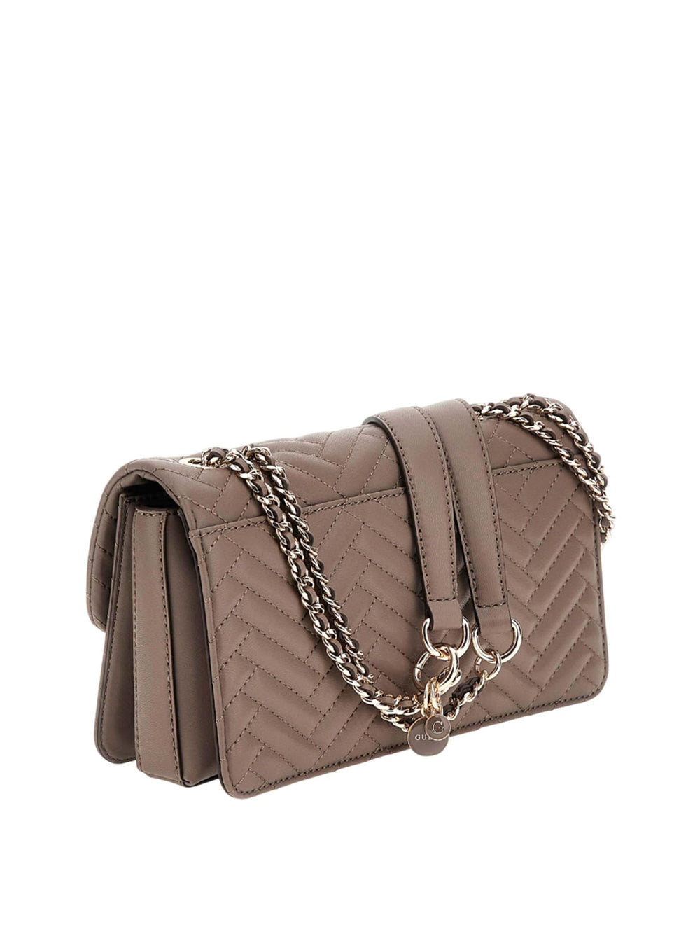 GUESS Borsa a Tracolla Trapuntata Donna - Beige modello HWQG9508210
