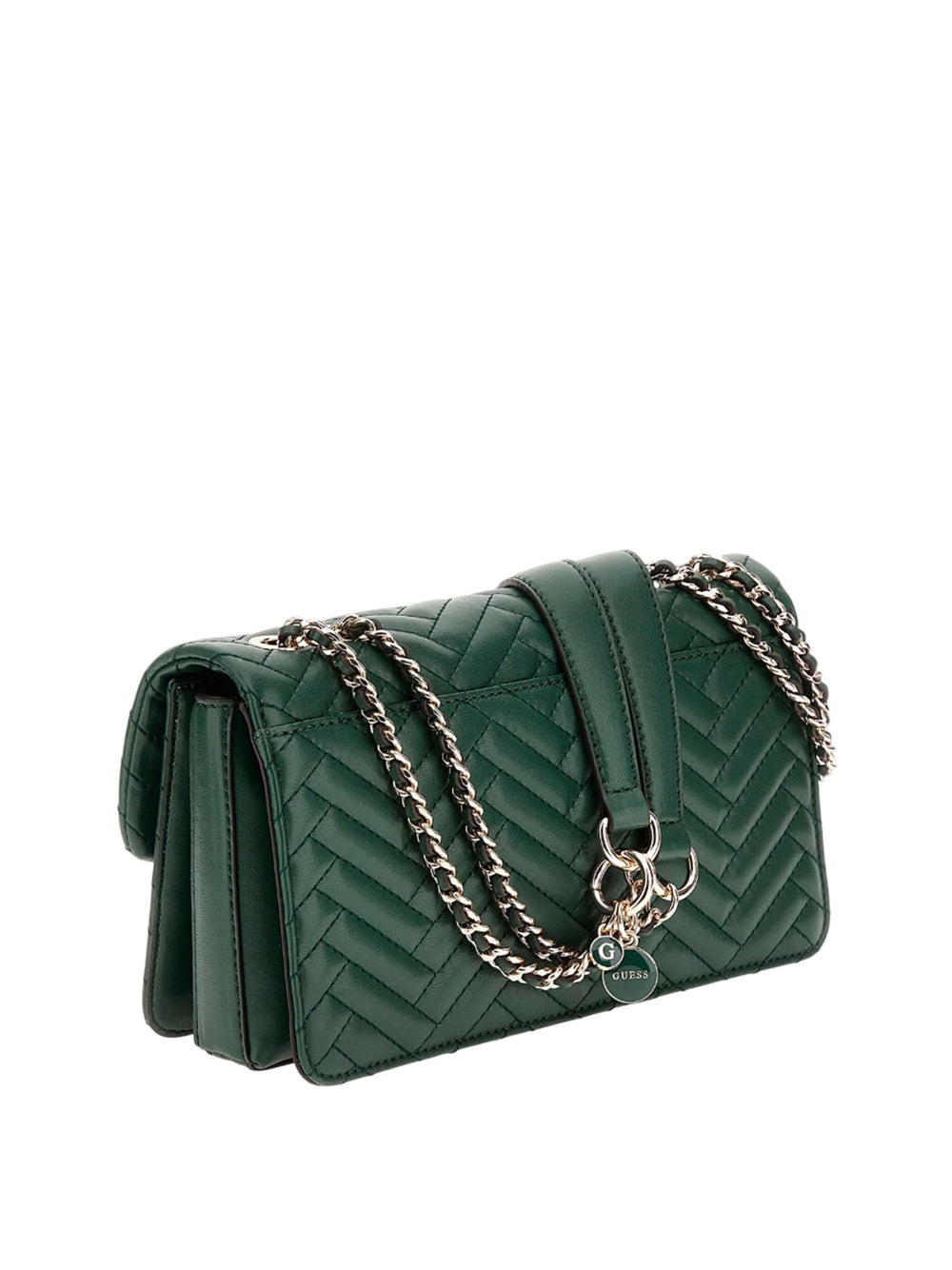 GUESS Borsa a Tracolla Trapuntata Donna - Verde modello HWQG9508210