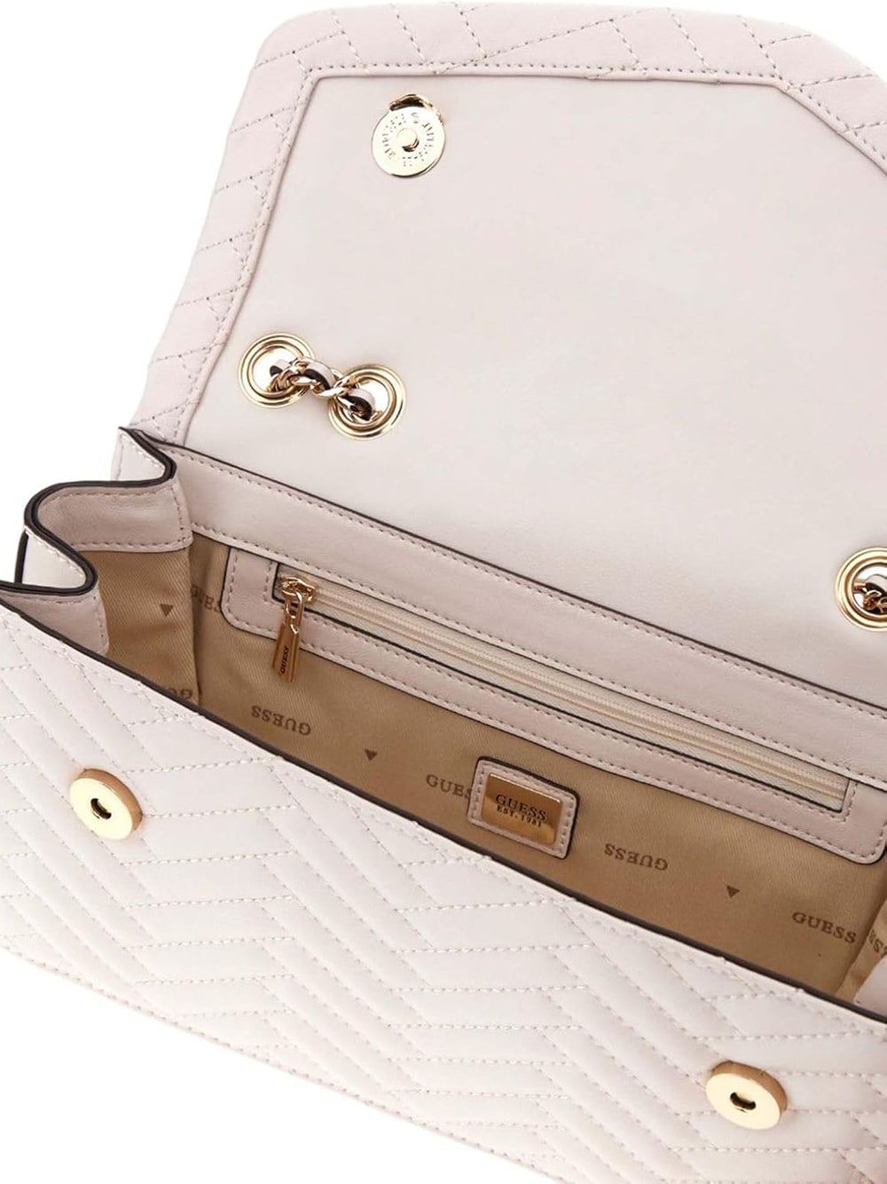 GUESS Borsa a Tracolla Trapuntata Donna - Rosa modello HWQG9508210