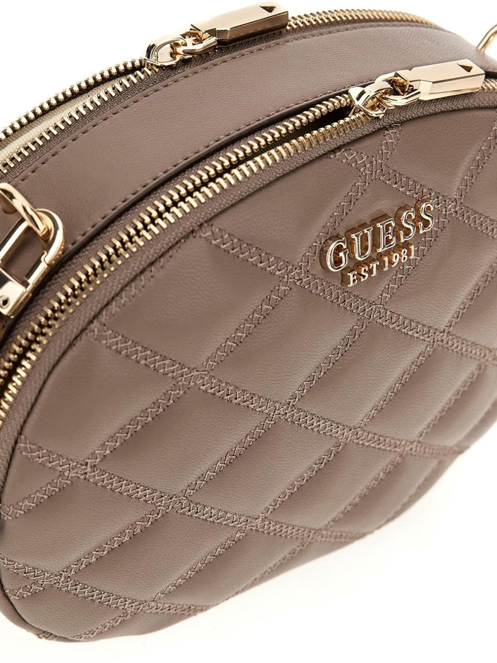 GUESS Borsa a Tracolla Trapuntata Donna - Beige modello HWQG9632120