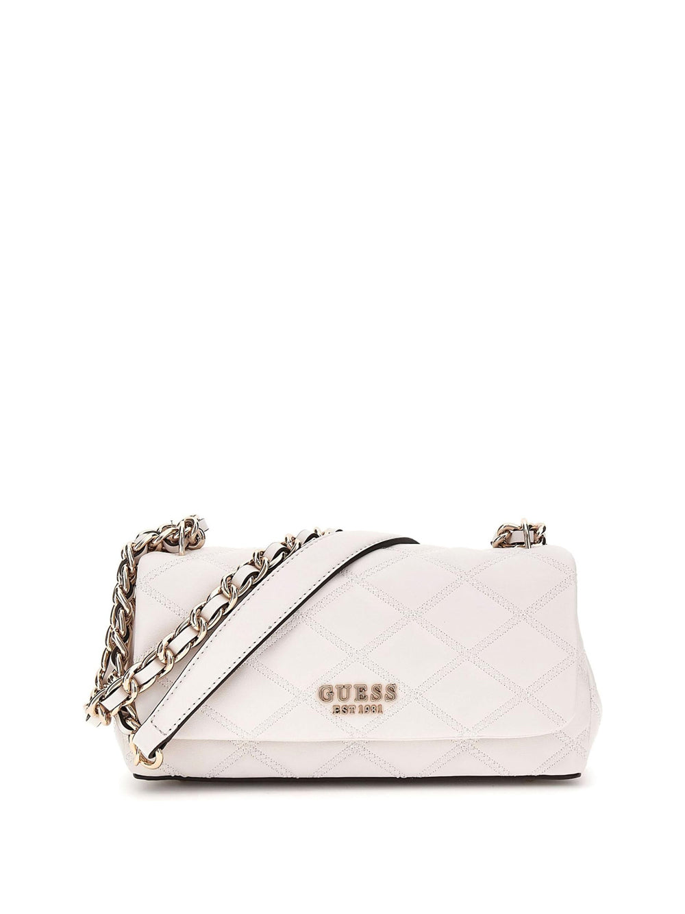 GUESS Borsa a Spalla Trapuntata Donna - Bianco modello HWQG9632210