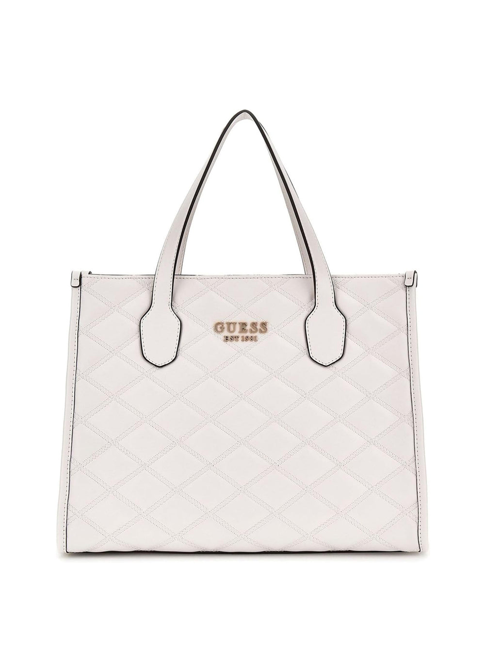 GUESS Borsa a Spalla Trapuntata Donna - Bianco modello HWQG9632220