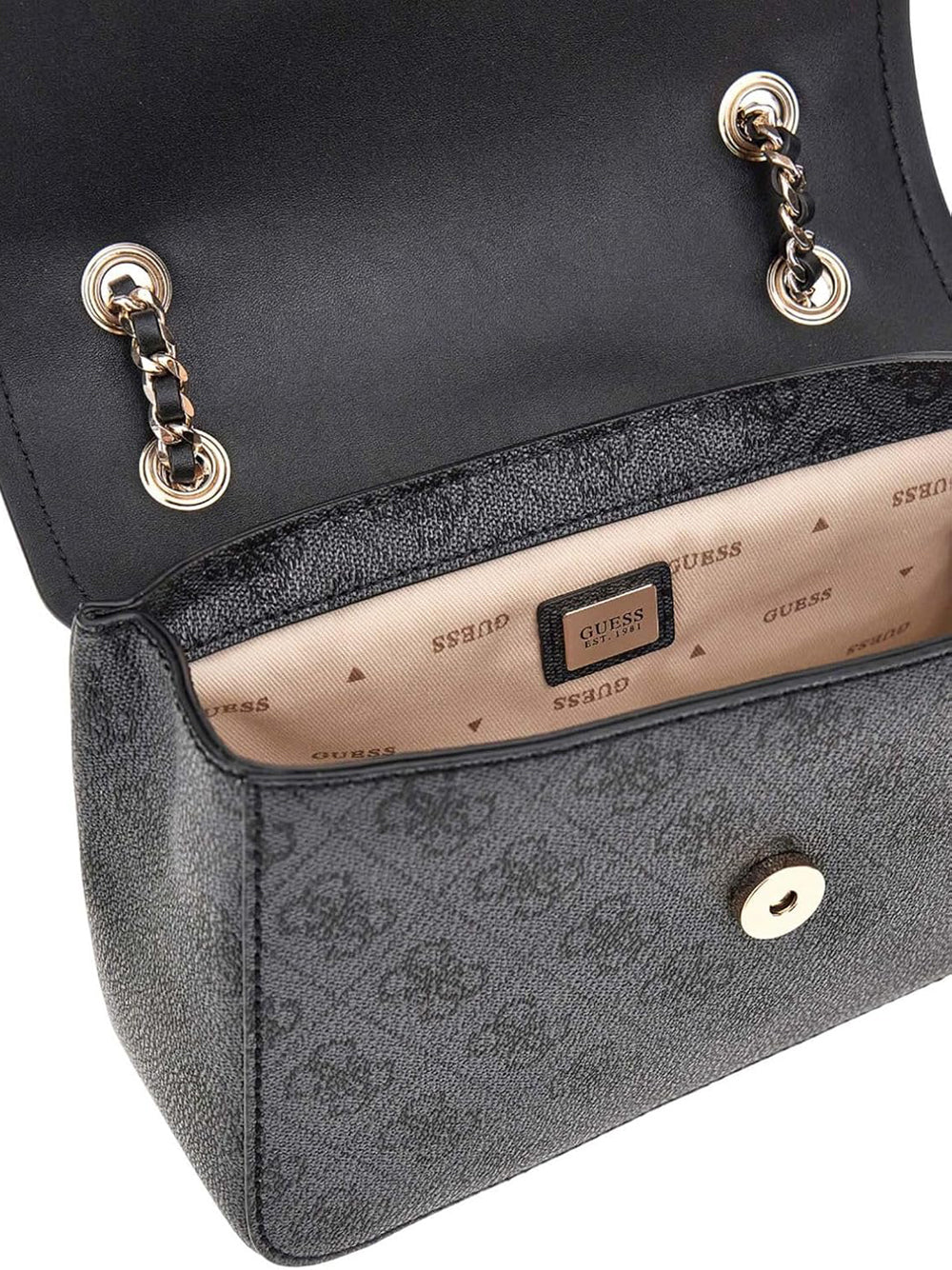 GUESS Borsa a Tracolla logato Donna - Nero modello HWSG8654190