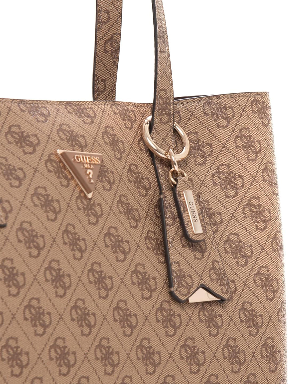 GUESS Borsa Shopping logato Donna - Latte modello HWSG8778230