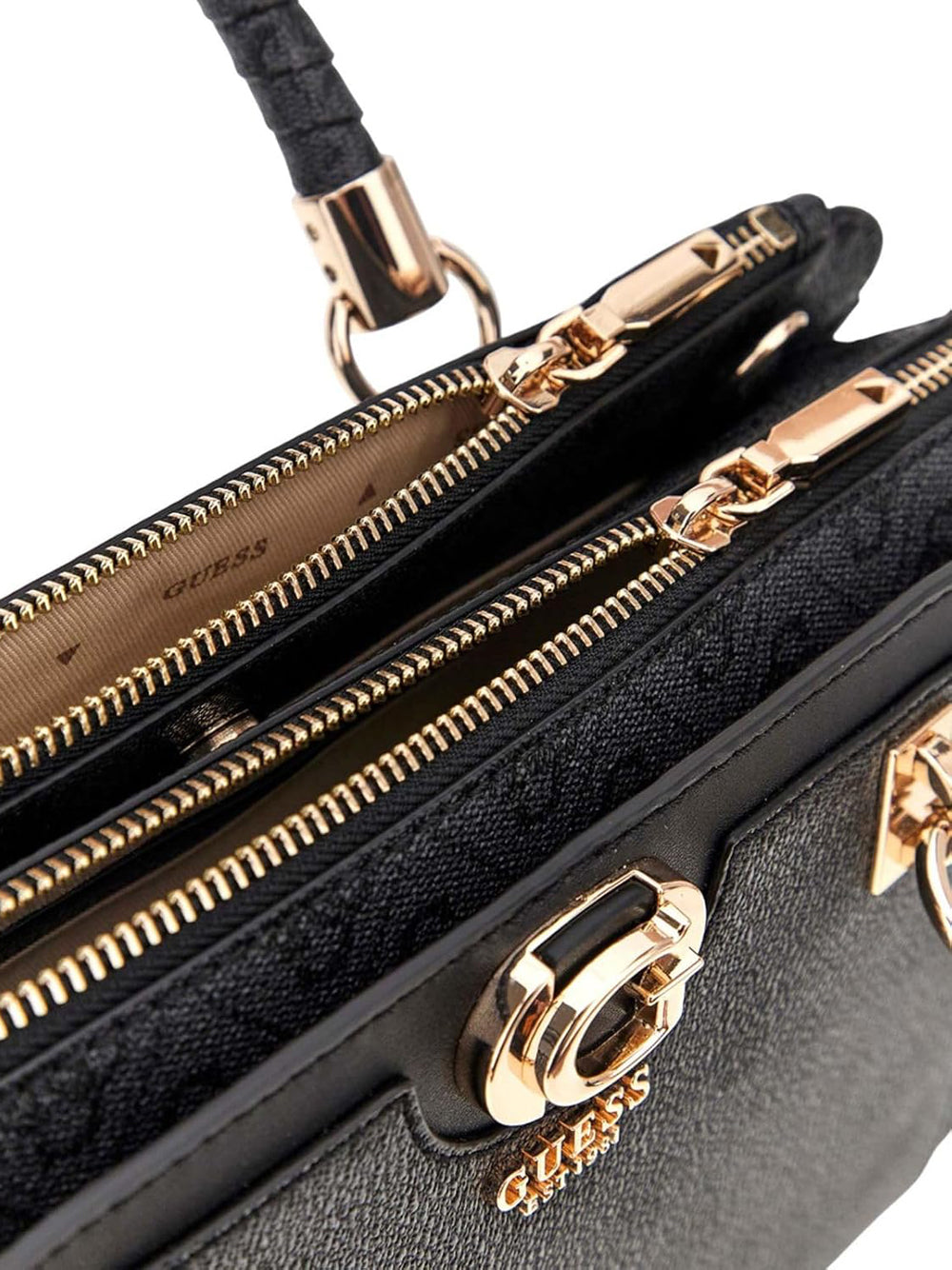 GUESS Borsa a Mano logato Donna - Nero modello HWSG9540060