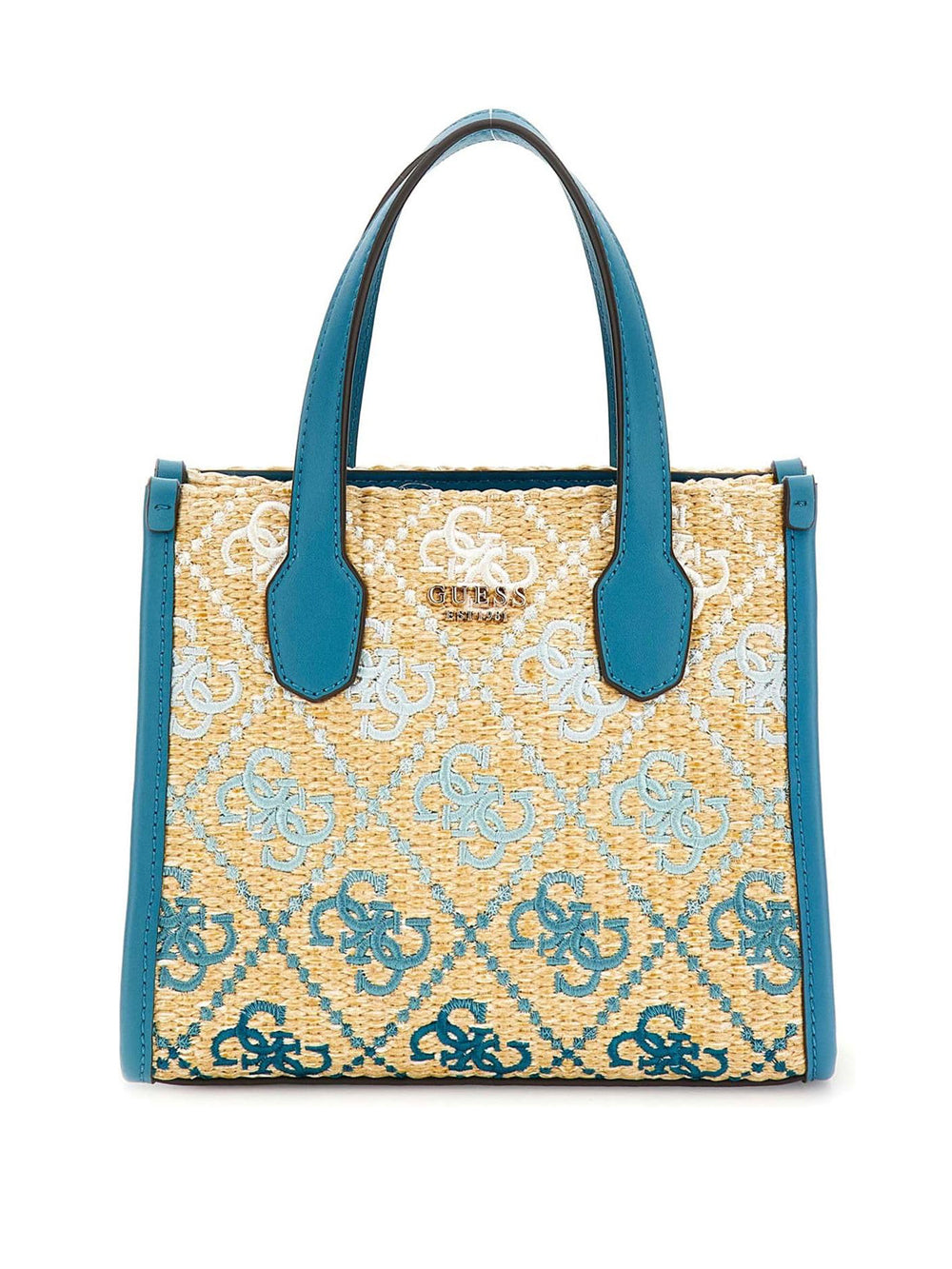 GUESS Borsa a Mano logato Donna - Teal Logo modello HWSW8665770