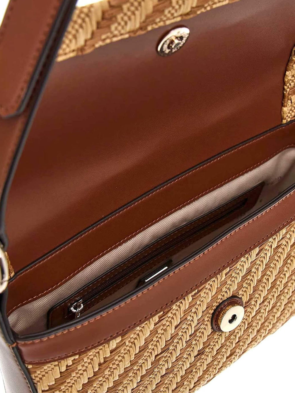 GUESS Borsa a Spalla Donna - Natural/Cognac modello HWWG9210190