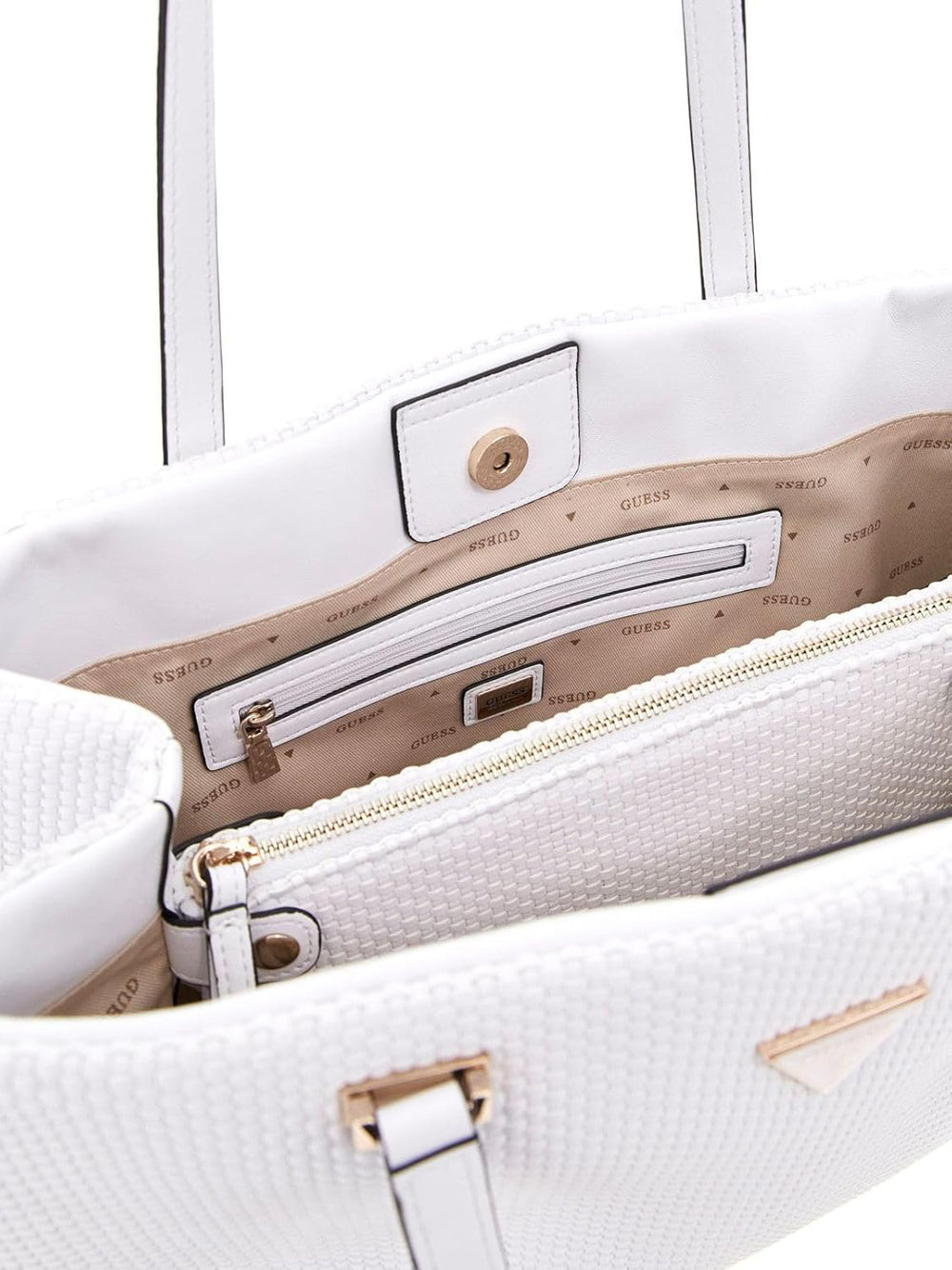 GUESS Borsa a Spalla Donna - Bianco modello HWWG9638230