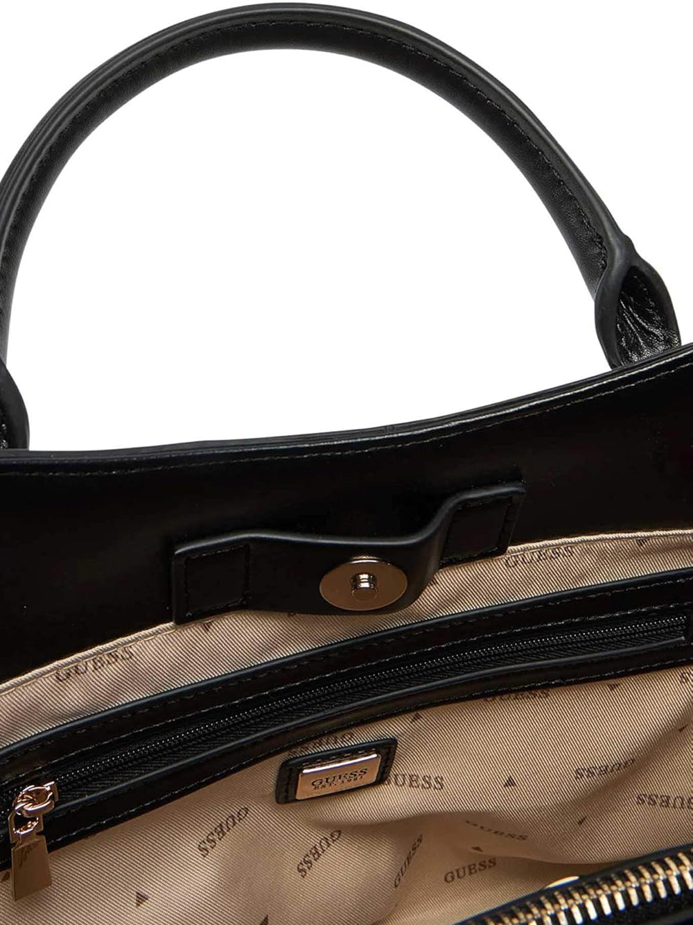 GUESS Borsa a Spalla Donna - Natural/Black modello HWWG9647220