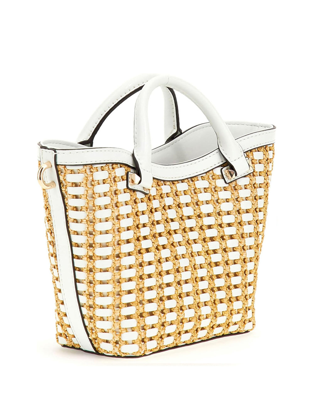 GUESS Borsa a Mano Donna - Natural/White modello HWWG9647750
