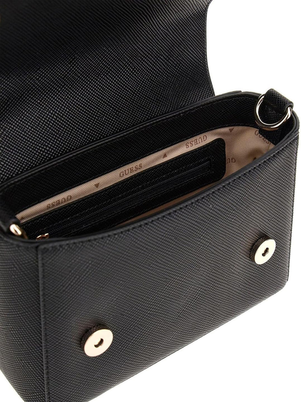 GUESS Borsa a Mano Saffiano Donna - Nero modello HWZG9643200