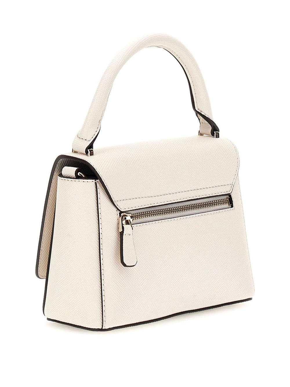 GUESS Borsa a Mano Saffiano Donna - Bianco modello HWZG9643200