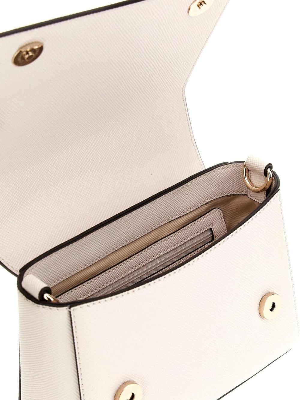 GUESS Borsa a Mano Saffiano Donna - Bianco modello HWZG9643200