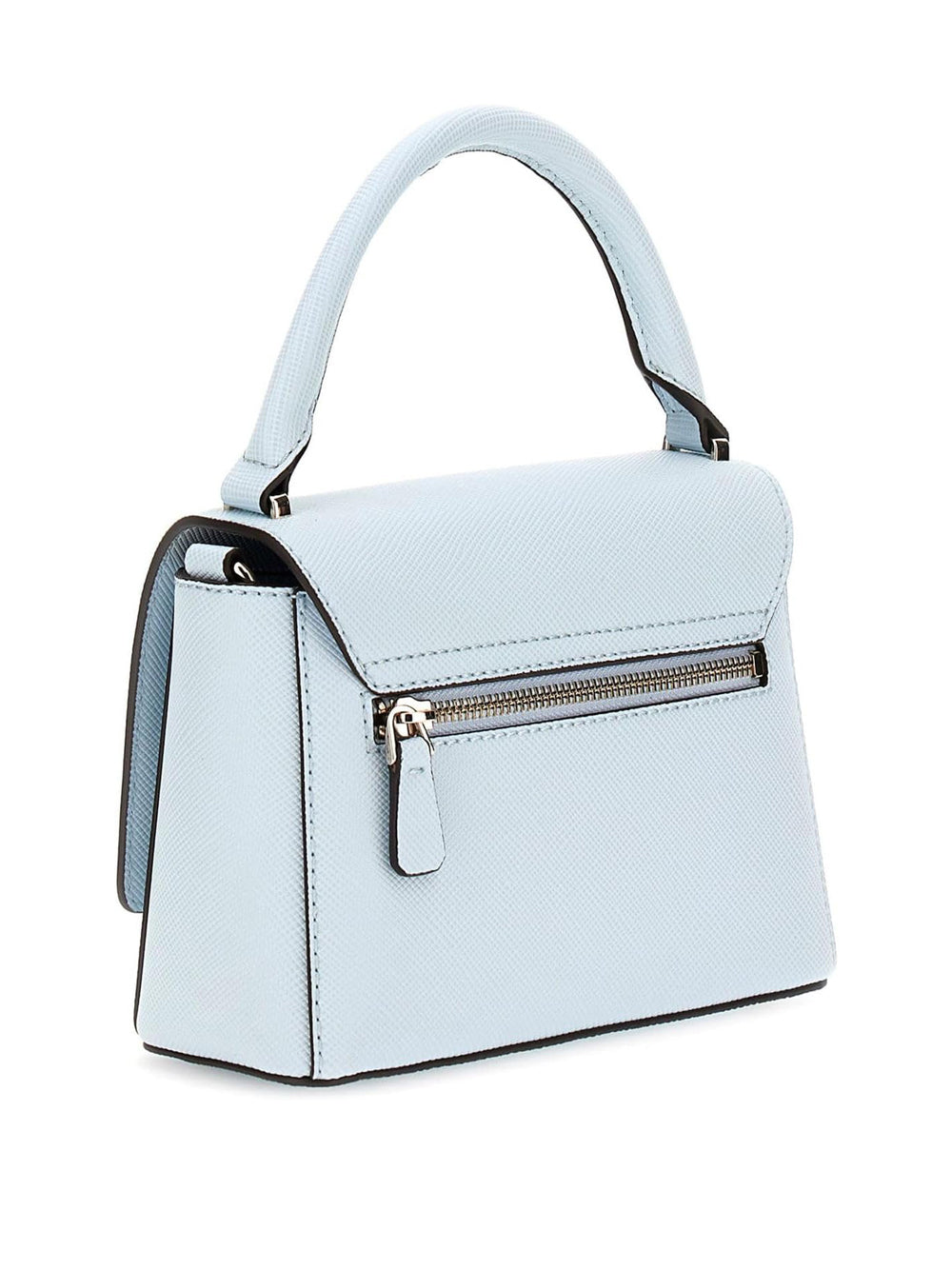 GUESS Borsa a Mano Saffiano Donna - Powder Blue modello HWZG9643200