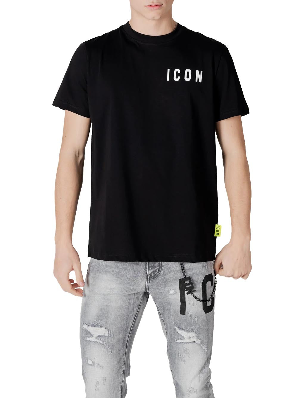ICON T-shirt Uomo - Nero modello ICUS2S5T022