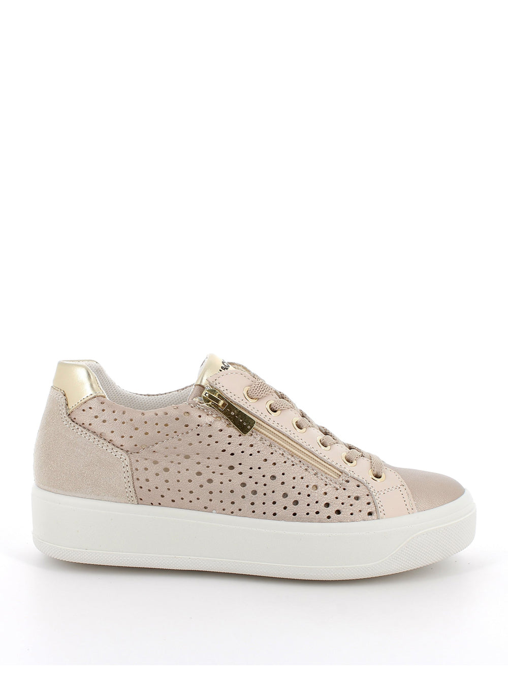 IGI&CO Sneakers con zeppa Donna - Beige modello 7656411