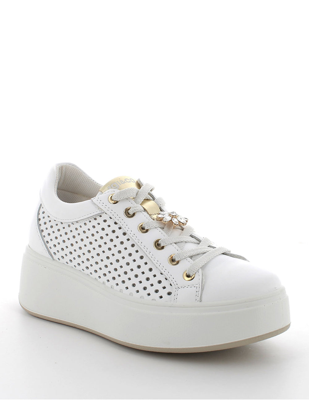 IGI&CO Sneakers con zeppa Donna - Bianco modello 7657222