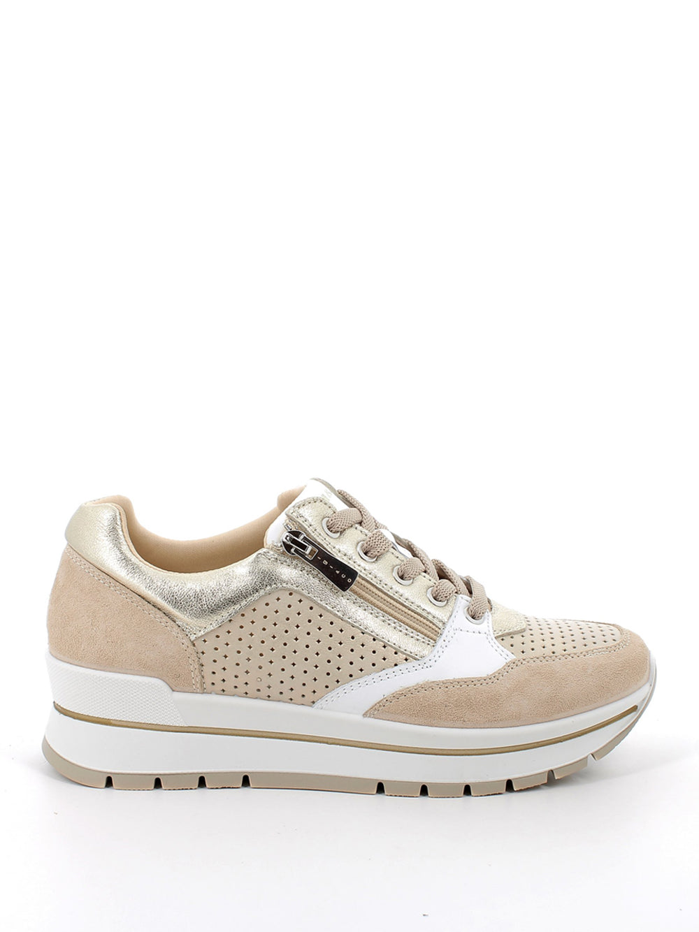 IGI&CO Sneakers con zip Donna - Avorio modello 7660733