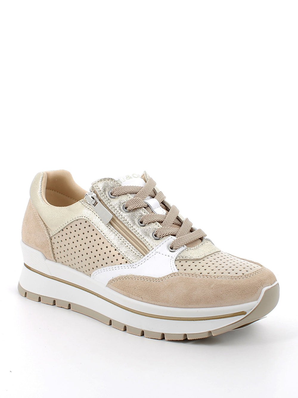 IGI&CO Sneakers con zip Donna - Avorio modello 7660733