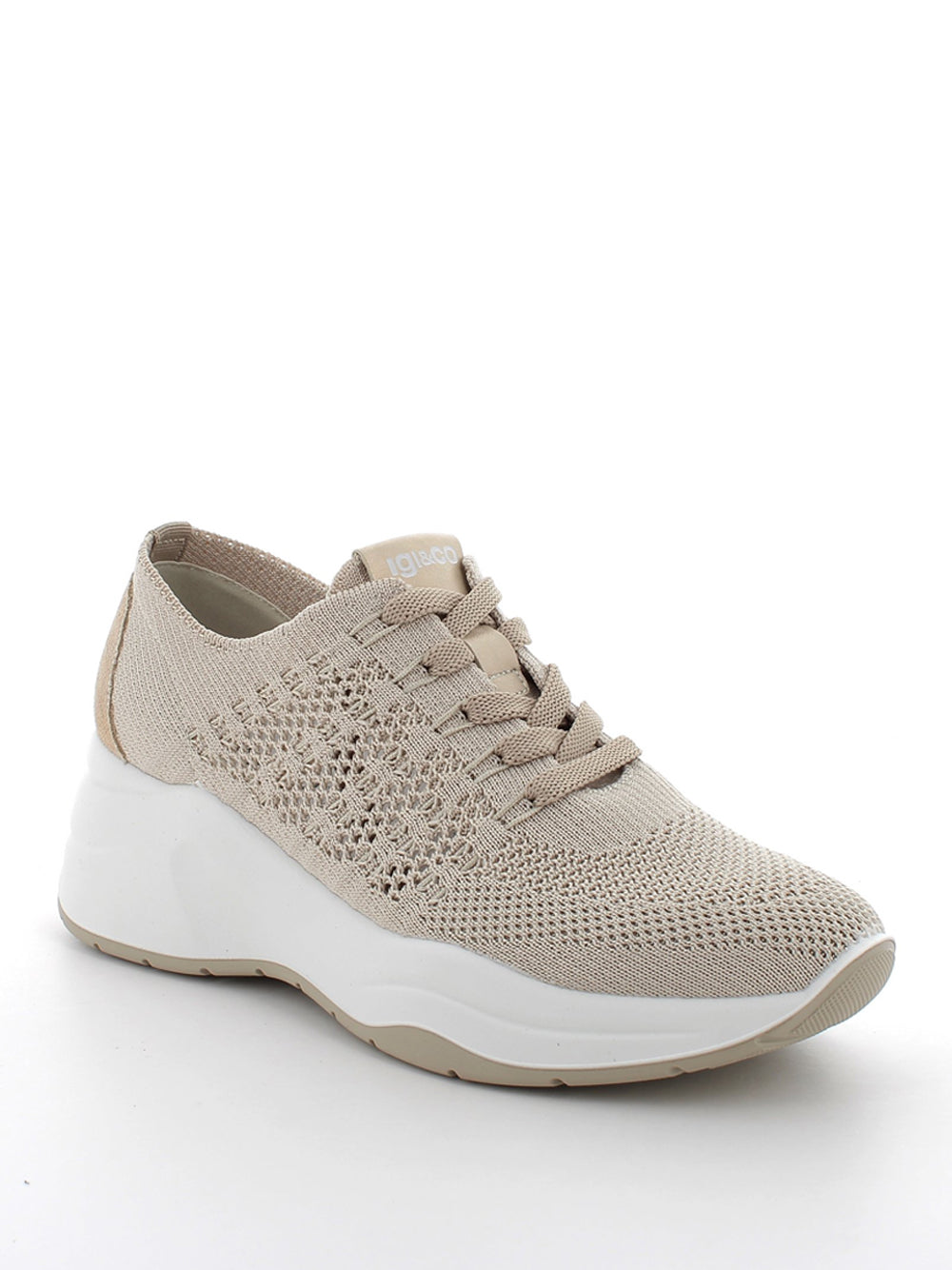 IGI&CO Sneakers con zeppa Donna - Crema modello 7662622