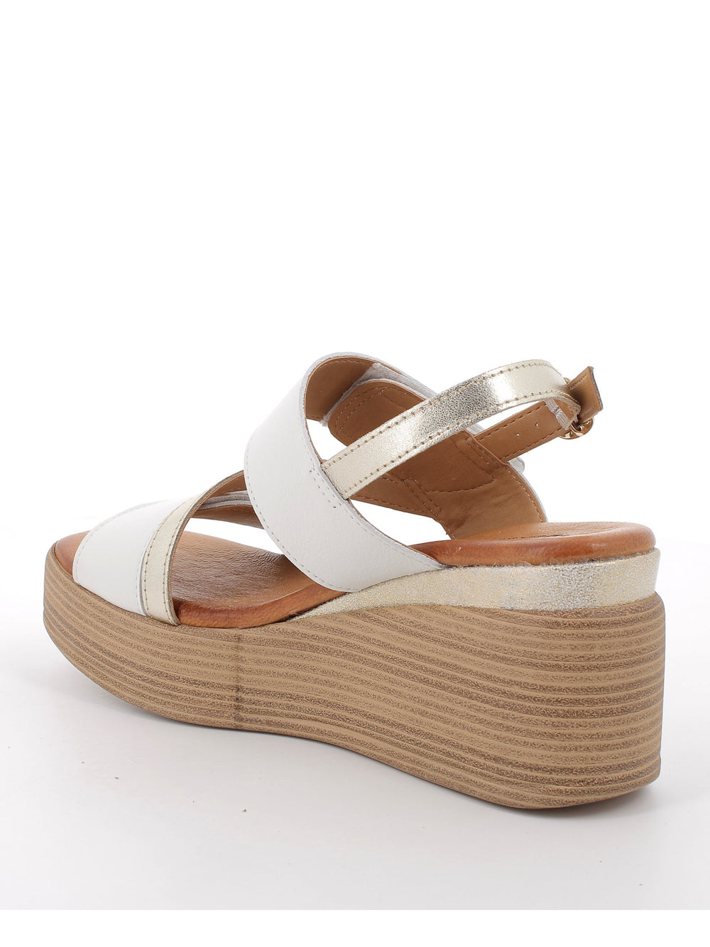IGI&CO Sandali con zeppa Donna - Bianco/Platino modello 7689411