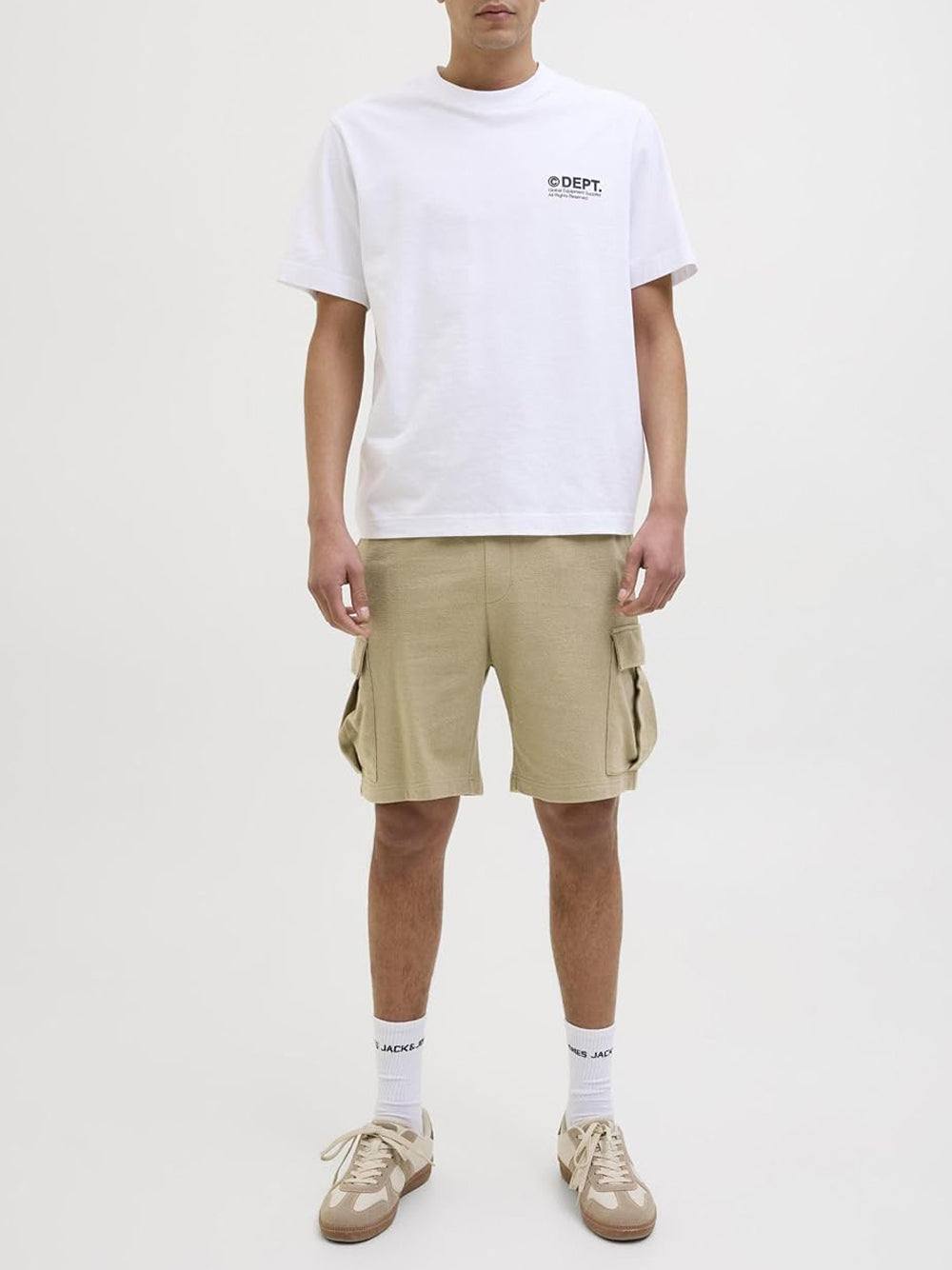 JACK&JONES Shorts Cargo Uomo - Beige modello 12268777
