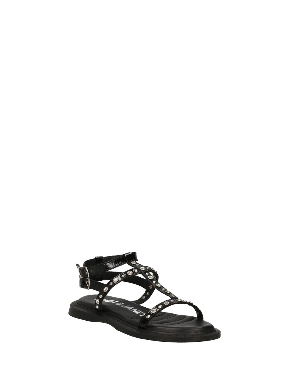 JANET&JANET Sandali con borchie Donna - Nero modello 142